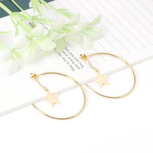 Elegant Geometric Stainless Steel <b>Small</b> Dubai Stud <b>Gold</b> White Shell Rectangle Earring for Girls - Product Image 5