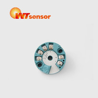 Wtsensor Sensor air minyak cair HART 1-5v output 4-20mA kepala mount suhu transmitter Sensor