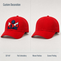 Topi Baseball Label Pribadi Bordir Logo 3D Custom, Topi Promosi yang Dapat Disesuaikan, Supplier Grosir OEM