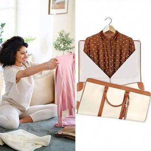 Bolsa de viaje de lujo BSCI, impermeable, informal, para mujer, bolsa de lona para fin de semana, bolsa grande para llevar ropa. - Product Image 6