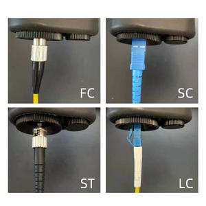 ファイバー顕微鏡400 × LED照明ハンドホールド滑り止めゴムSC/LC/FC接続ファイバー顕微鏡 - Product Image 2