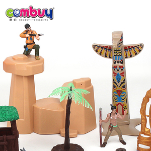 Serie <span class=keywords><strong>di</strong></span> Cowboy indiani gioco finto pirata Set Mini figure giocattolo - Product Image 6