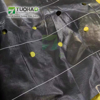 Toile de paillage agricole noire 100 g/m² / Couverture de sol pour jardin