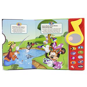 Libro Sonoro con Pulsanti di Topolino che Canta, Copertina Rigida, Libro Musicale per Bambini con Stampa Offset - Product Image 3