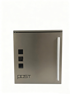 Boîte aux lettres d'extérieur moderne de qualité supérieure en acier inoxydable Boîte aux lettres de conception étanche à <span class=keywords><strong>la</strong></span> pluie avec grande capacité - Product Image 2