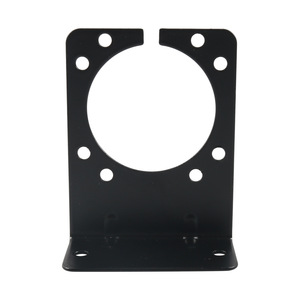 Support en acier métallique pour prise de remorque 7 broches, plaque de montage pour camion, surface peinte d'un seul côté - Product Image 3