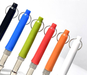 Sifflet d'entraînement pour chien en alliage plastique ultrasonique silencieux et coloré avec son d'avertissement, fréquence 5,4-12,8 KHz, anti-aboiement - Product Image 2