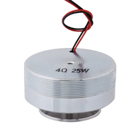 Transductor Táctil Samtromic de 50 mm, Altavoz de Conducción Ósea, Mini Altavoz Portátil con Sonido Estéreo