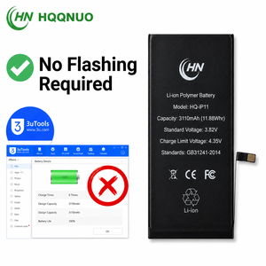 <span class=keywords><strong>Batterie</strong></span> de téléphone HQQNUO très vendue, <span class=keywords><strong>batterie</strong></span> lithium-ion pour <span class=keywords><strong>iPhone</strong></span>, <span class=keywords><strong>batterie</strong></span> de remplacement pour <span class=keywords><strong>iPhone</strong></span> <span class=keywords><strong>11</strong></span> 12 13 14 15 16 17Pro - Product Image 1