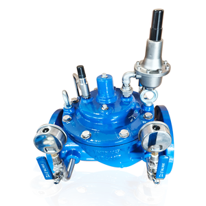200X Régulateur de pression hydraulique à réglage manuel, raccord à bride, pour eau, PN10 PN16, en fonte ductile, 2 200X - Product Image 1