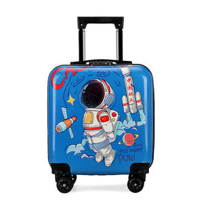 새로운 3D 만화 어린이 수하물 유니버설 휠 음소거 보딩 박스 아웃 여행 트롤리 케이스 - Product Image 1