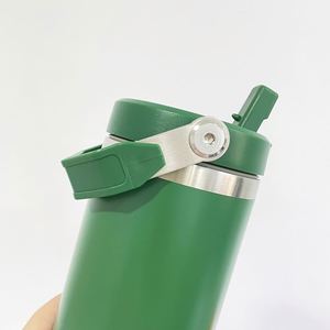 Mug à sublimation personnalisé de 30 oz avec poignée et paille pour la maison, le bureau et les promotions - Product Image 3