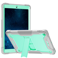 Harga Pabrik Casing Tablet Hybrid 3 Lapis Anti Benturan Bahan PC Silikon dengan Penyangga untuk iPad 9.7 2017/2018