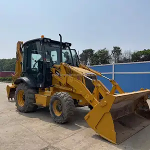 Baixo preço retroescavadeira usado caterpillar cat 416e 420e 420f 430f trator com retroescavadeira e carregador frontal Peças sobressalentes gratuitas