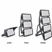 Reflector LED para Cancha de Fútbol Sala, 250W 500W, IP65, Impermeable, Antideslumbrante, Alta Luminosidad, Iluminación Deportiva para Canchas Pequeñas