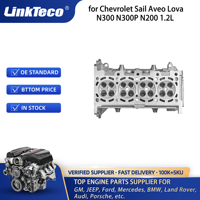 Culasse de moteur Linkteco pour GM Chevrolet Sail Aveo Lova N300 N300P N200 LMU B12 B10 1.2L 9048771 24542621 24542619 9002810