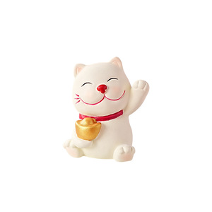 Lucky Cat <b>Car</b> <b>Ornament</b> 4Pcs Resin Feng Shui Decoration For Home Office <b>Car</b> Dashboard Gift - Product Image 5