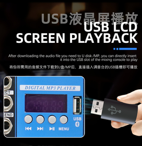 Console <span class=keywords><strong>de</strong></span> <span class=keywords><strong>mixage</strong></span> DJ portable GAX-UF10 à 10 canaux avec interface USB <span class=keywords><strong>pour</strong></span> les performances - Product Image 6