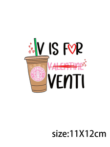 LETOP 1pcs Dog Mom Letter Pattern UV pour DTF Impression Sticker Cups 16Oz Clear Glass Cups Logo Decals Transfers - Product Image 5