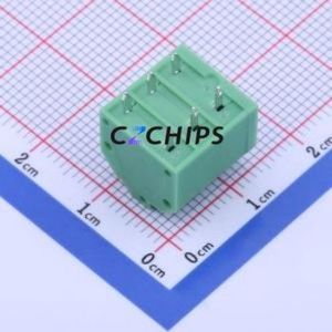KF250NH-3.81-3P Spring Terminal Block Through hole Component (THT),P=3.81mm Connector 1x3P 3.81mm Green 3P - Product Image 2