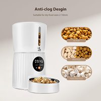 Distributeur automatique intelligent de nourriture pour animaux de compagnie Tuya vidéo Wifi App Control distributeur 4L avec caméra mangeoire automatique pour chats