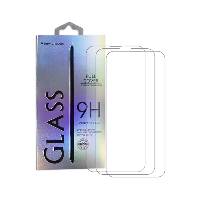 Factory Wholesale HD Clear Tempered Glass Screen Protector for iPhone 16 Anti-Fingerprint Tempered Glass Screen Protector