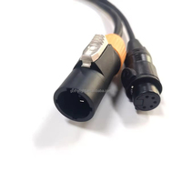 Câble d'alimentation basse tension DMX en cuivre véritable True1 avec isolation PVC, étanche IP65 pour éclairage de scène LED