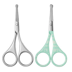 Cute Mini Straight Blade <span class=keywords><strong>Scissors</strong></span> Private Nose Hair <span class=keywords><strong>Scissors</strong></span> Aço inoxidável tamanho pequeno para cuidados pessoais - Product Image 5