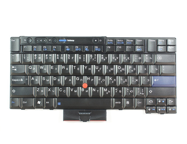 Replacement Laptop Keyboard for LENOVO T400 T410 T420 T510 T520 X220 W510 Rus Black