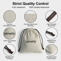 Bolsa Biodegradable con Cordón para Accesorios Tecnológicos, Cable de Auriculares, Protector de Batería Externa, Almacenamiento de Dispositivos Electrónicos