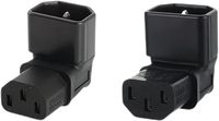 Adaptateur d'extension d'alimentation IEC 320 C14 3 broches mâle vers C13 femelle PDU PSU UPS Prise pour support mural TV LED LCD