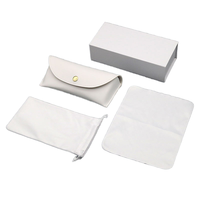 DUNGU Bestclean Modèle 101 Étui de rangement pour lunettes personnalisé à motif de dessin animé, style rectangulaire simple, avec chiffon de nettoyage, personnalisable