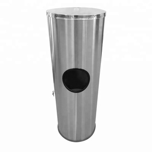 AOLQ all'ingrosso da pavimento in acciaio inossidabile rotondo salviettine umidificate <span class=keywords><strong>Dispenser</strong></span> per asciugamani di carta con secchio interno rimovibile - Product Image 5