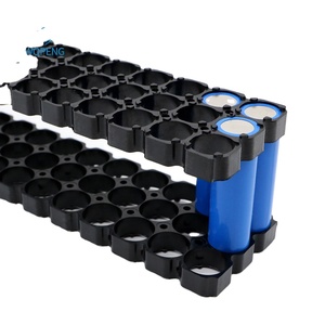 3S18P Cell Spacer Radiating Shell Support de batterie 18650 en plastique noir thermostable - Product Image 3