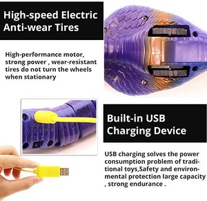 Juguete Eléctrico Certificado por CPC para Adultos, <span class=keywords><strong>Juego</strong></span> de Fiesta Aterrador, Cobra Naja Realista, Recargable por USB, Broma, Serpiente de Plástico con Control Remoto - Product Image 3