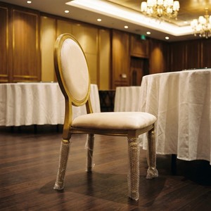 Upholstered Solid Wood Hotel Chair With Saber Legs And Foam Cushion Traditional Design Indoor Use - Product Image 1