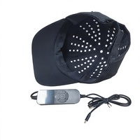 Casco per Terapia della Luce LED Ricaricabile USB da 30W, Portatile, con Bande di Onde 660nm/850nm/940nm per il Sollievo dal Dolore Mirato sulla Testa, Uso Domestico, in Tessuto