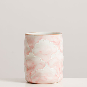 Taza de Té Pintada a Mano en Oferta, Platillo de Cerámica con Relieve, Juego de Café con MOQ Bajo - Product Image 3