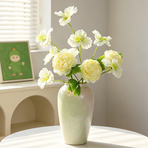 <span class=keywords><strong>Vaso</strong></span> da <span class=keywords><strong>Fiori</strong></span> in Porcellana Rustica Anticata, Decorazione <span class=keywords><strong>per</strong></span> la Casa, <span class=keywords><strong>Vaso</strong></span> da Terra in Ceramica Vintage Terracotta Retrò <span class=keywords><strong>Grande</strong></span> <span class=keywords><strong>per</strong></span> Arredamento Domestico - Product Image 5
