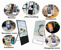 Dragonworth Indoor LCD Digital Signage Kiosk 43/49/55 Inch Portable with Graphics Support for Elevator and Retail Advertising