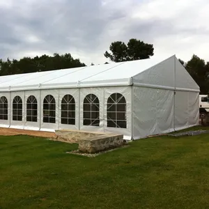 Esterno in alluminio pvc a prova di acqua 10 'x 30' baldacchino da giardino tenda da matrimonio