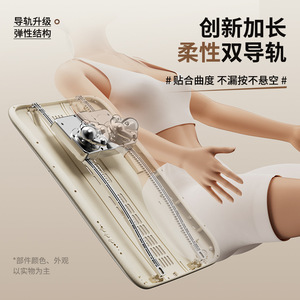Coussin de massage électrique AUX, dossier chauffant rechargeable par USB, soulagement du bas du dos, utilisation en voyage - Product Image 2