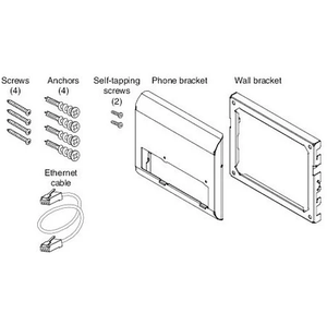 ชุดติดตั้งติดผนังสำรองสำหรับโทรศัพท์ไอพีซีสิโก้ ซีรีส์ 8800 รุ่น CP-8800-WMK= - Product Image 4