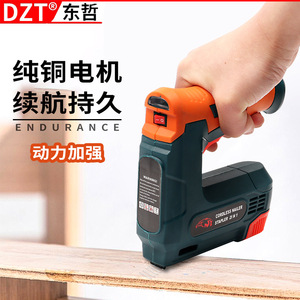 เครื่องยิงตะปูไร้สาย Dzt 2 in 1 ใช้แบตเตอรี่ลิเธียมแบบชาร์จได้ สำหรับใช้ในบ้าน - Product Image 5