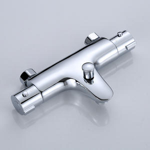 Grifo termostático para bañera y ducha Flola, con 2 manijas y válvula de cerámica, para baño - Product Image 2