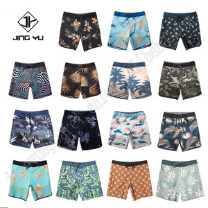 Shorts de surf et de planche à voile pour hommes, extensibles dans les 4 sens, avec logo personnalisé, shorts de plage et de fitness pour hommes - Product Image 4