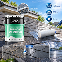 KOBG Topcoat, couche de finition protectrice, résistante aux rayures, aux décolorations, imperméable, excellente résistance aux intempéries