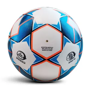 Palloni da calcio di dimensione 5 ufficiali di calcio all'aperto variopinto dell'unità di elaborazione/PVC/TPU di dimensione su ordinazione per la partita di Futsal