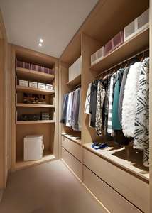 Armario de madera de diseño de lujo contemporáneo para dormitorio de alta calidad con máximo Almacenamiento y durabilidad - Product Image 5