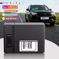 Imprimante thermique de codes-barres autocollants haute performance de 4 pouces pour l'impression de plaques d'immatriculation temporaires